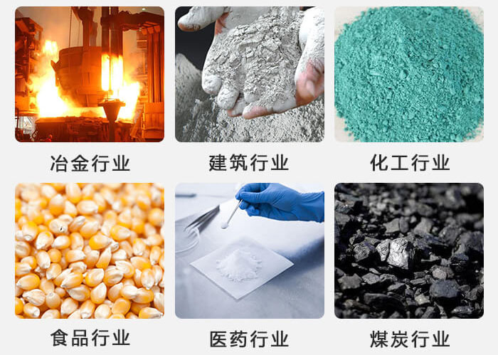 不銹鋼振動篩主要應用于冶金，建筑，化工，食品等行業中。